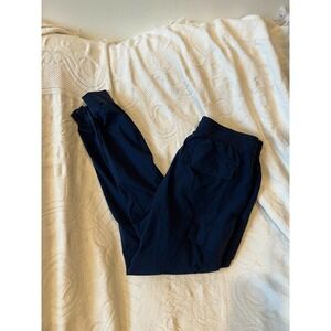 No Brand Blue Cuffed Pocket Zip joggers